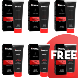 SPARTAN - GEL DE ERECCION-ORGASMO-DURACION DE PAREJA 100% VEGANO 5+1 GRATIS