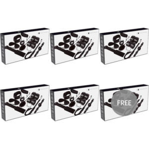 EXPERIENCE - BDSM FETISH KIT SERIE BLACK 5+1 GRATIS