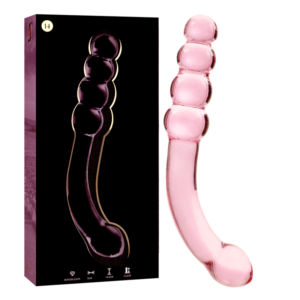 NEBULA SERIES BY IBIZA - MODELO 14 DILDO CRISTAL ROSA 18.5 CM -O- 3 CM