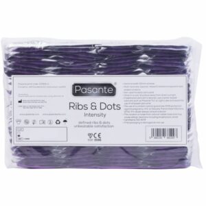 PASANTE - RIBS & DOTS PRESERVATIVOS INTENSITY 144 UNIDADES