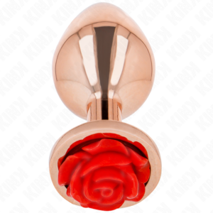 KINK - PLUG ANAL ORO ROSADO ROSA ROJA M