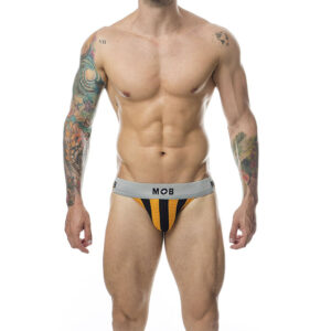 MOB - JOCK CLASICO STRIPE NARANJA TALLA XXL