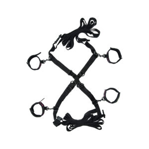 CALEXOTICS - SCANDAL SET DE ATADURAS CRUZADAS CAMA