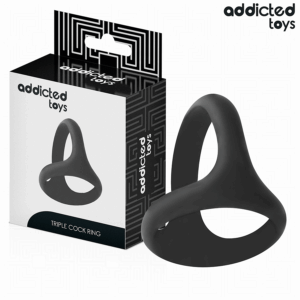 ADDICTED TOYS - ANILLO TRIPLE GRUESO PARA EL PENE