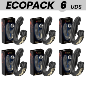 ECOPACKS 6 UDS - IBIZA ROSE VIBRADOR EFECTO OSCILANTE Y ESTIMULADOR CLÍTORIS