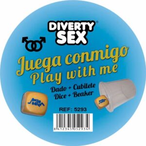 DIABLO PICANTE - DADO DURO DORADO POSTURAS CHICOS CON CUBILETE