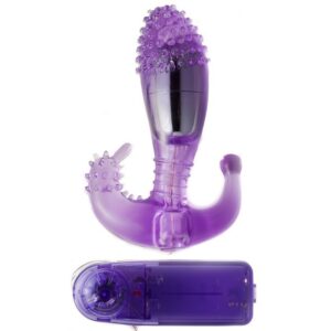 BAILE - ESTIMULADOR LILA VAGINAL Y ANAL CON VIBRACIÓN